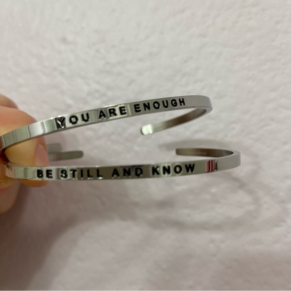 You are Enough & Be Still and Know Mantra Bands - Picture 2 of 2